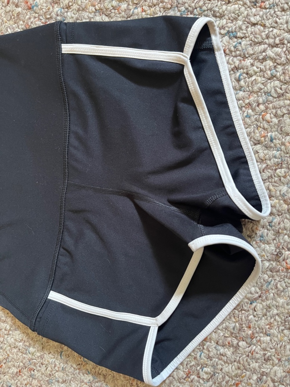Free People Movement NWOT Island Time Black Athletic High Waist Shorts Size M - Picture 12 of 16